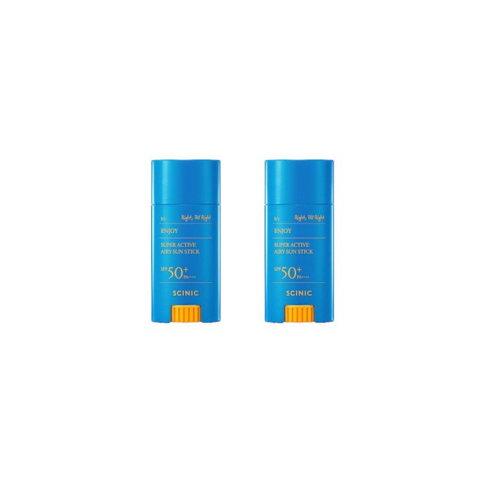 SCINIC - Enjoy Super Active Airy Sun Stick SPF50+ PA++++ - 25g (2ea) Set