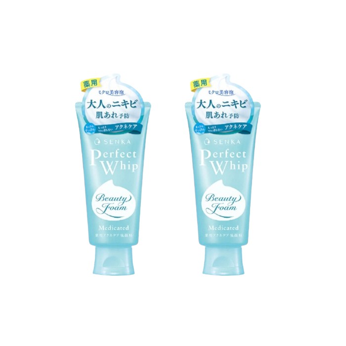 Shiseido - Senka Perfect Whip White Clay (2023 Version) - 120g (2ea) Set