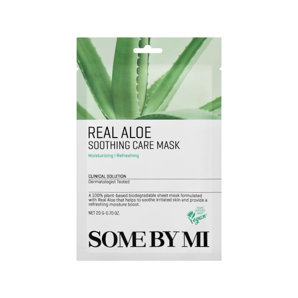 SOME BY MI - Real Aloe Soothing Care Mask - 1pc