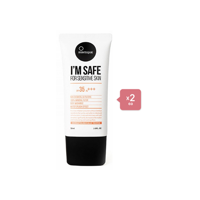 SUNTIQUE I'm Safe for Sensitive Skin SPF35 PA+++ - 50ml (2ea) Set