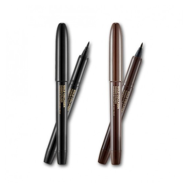 The Face Shop - Gold Collagen Marker Eyeliner