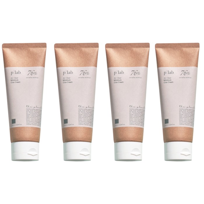 THE PLANT BASE - AC Clear Moisture Cica Cream - 100ml (4ea) Set