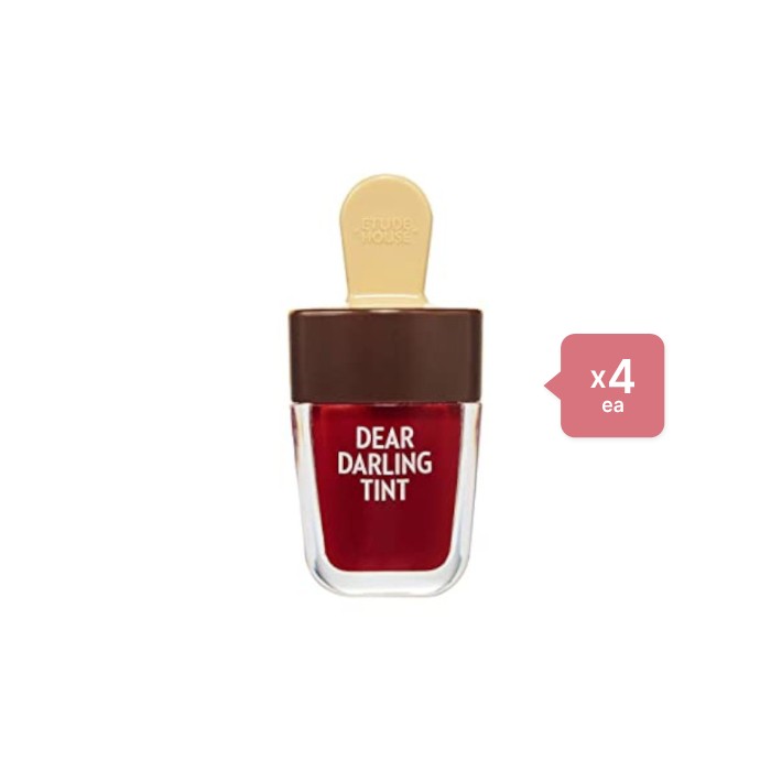 Etude Dear Darling Water Gel Tint - RD308 Honey Red (4ea) Set
