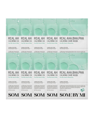 [Deal] SOME BY MI - Real AHA-BHA-PHA Calming Care Mask - 10pcs