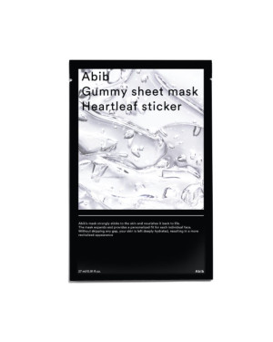 [Deal] Abib - Gummy Sheet Mask - Heartleaf Sticker - 10pcs