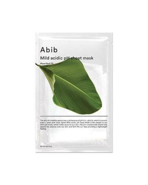 [Deal] Abib - Mild Acidic pH Sheet Mask - Heartleaf Fit - 5pcs