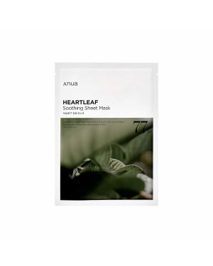 [Deal] ANUA - Heartleaf 77% Soothing Sheet Mask - 1pc