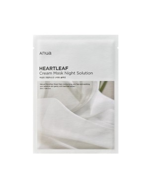 ANUA - Heartleaf Cream Mask Night Solution - 1pc