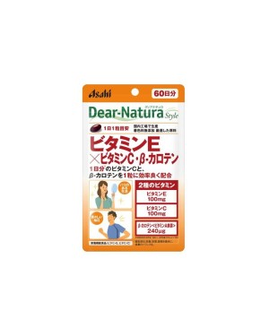 Asahi - Dear Natura Style Vitamin E X Vitamin C And Β-Carotene 60 Days Supply - 60 tablets