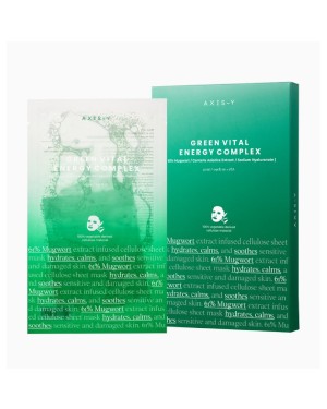 AXIS-Y - Green Vital Energy Complex Sheet Mask - 5pcs