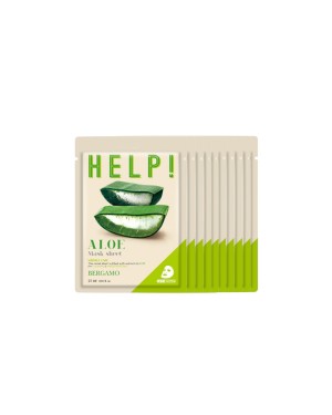 Bergamo - Help! Mask Pack - Aloe - 10pcs