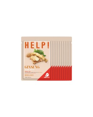 Bergamo - Help! Mask Pack - Ginseng - 10pcs