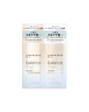 Dove - LUX Luminique Balance Moist Repair Shampoo & Treatment Set - 20g