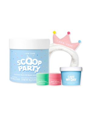 I DEW CARE - Scoop Party Ice Cream Wash-Off Masks and Headband Set - 1set(4items)