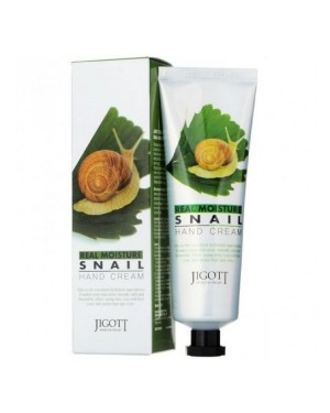Jigott - Real Moisture Hand Cream - Snail - 100ml
