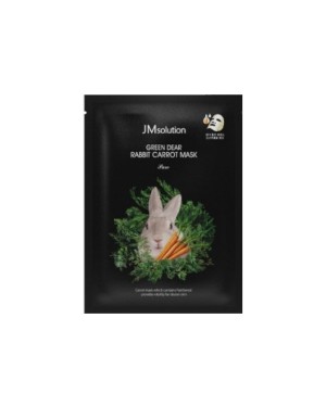 JMsolution - Green Dear Rabbit Carrot Mask Pure - 10pcs