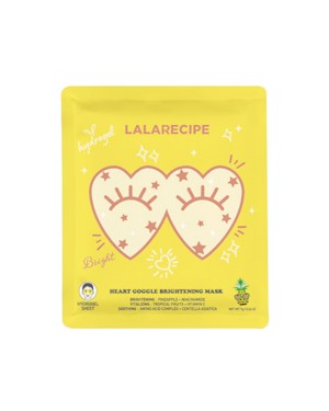 LALARECIPE - Heart Goggle Brightening Mask - 1pc