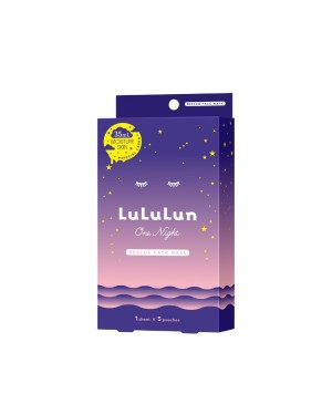 LuLuLun - One Night Facial Mask PINK - 5pcs