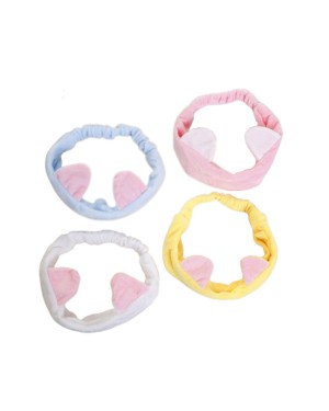 MINGXIER - Cat Ears Face Wash Headband (Random Colour) - 1 pc