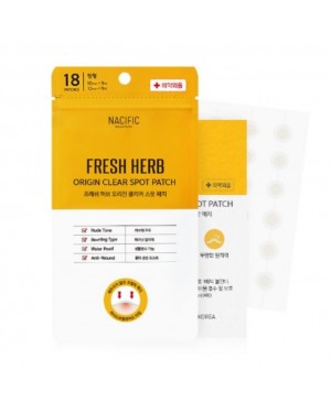 Nacific - Fresh Herb Origin Clear Spot Patch - 18 patches
