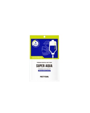 Pretty Skin - Premium Essential Sheet Mask Super Aqua - 10pcs