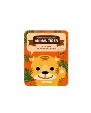 Pretty Skin - Total Solution Animal Tiger Aqua Mask - 1pc