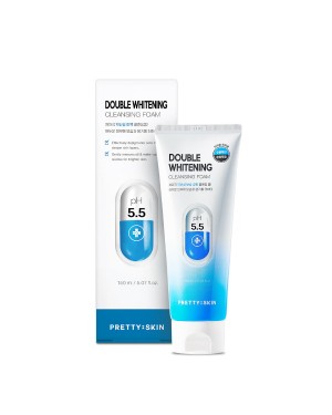 PRETTYSKIN - Double Whitening Cleansing Foam - 150ml