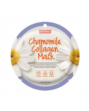 PUREDERM - Circle Mask - Chamomile Collagen - 1pc