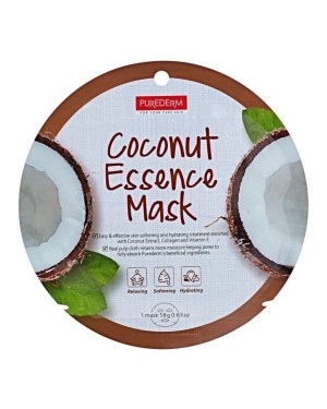 PUREDERM - Circle Mask - Coconut Essence - 1pc