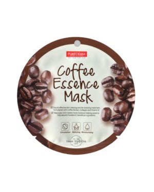 PUREDERM - Circle Mask - Coffee Essence - 1pc