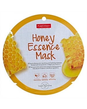 PUREDERM - Circle Mask - Honey Essence - 1pc