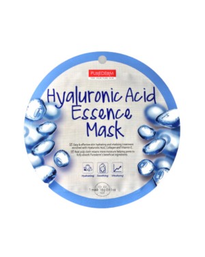 PUREDERM - Circle Mask - Hyaluronic Acid Essence - 1pc