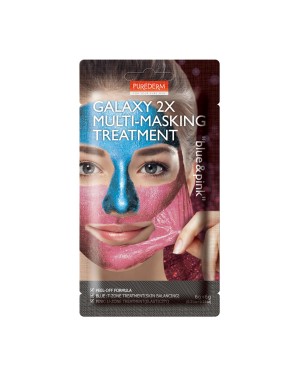 PUREDERM - Galaxy 2X Traitement multi-masquage - 6g+6g - Pink & Blue