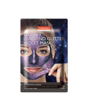 PUREDERM - Galaxy Peel-off Mask - Diamond Glitter Violet/10g - 1pc