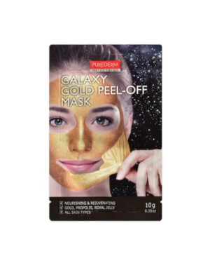 PUREDERM - Galaxy Peel-off Mask - Gold/10g - 1pc