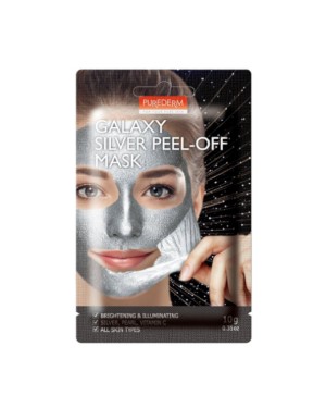 PUREDERM - Galaxy Peel-off Mask - Silver/10g - 1pc