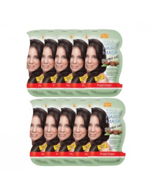 PUREDERM Shiny & Hydrating Hair Mask - Jojoba Oil (10ea) Set
