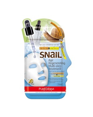 PUREDERM - Snail Age Regenerating Multi-step Treatment - 1pc