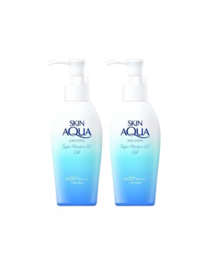 Rohto Mentholatum Skin Aqua Sunscreen Super Moisture Gel Pump (2ea) Set