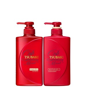 [DEAL]Shiseido - Tsubaki Premium Moist & Repair Hair Shampoo & Conditioner Set - 1set (490ml+490ml)