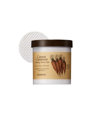 [Deal] SKINFOOD - Carrot Carotene Calming Water Pad - 60pcs