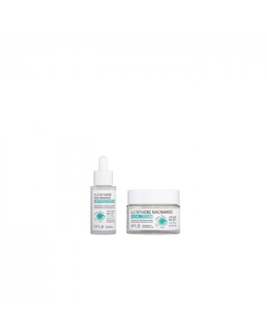 APLB - Glutathione Niacinamide Ampoule Serum - 40ml (1ea) + Glutathione Niacinamide Facial Cream - 55ml (1ea) Set