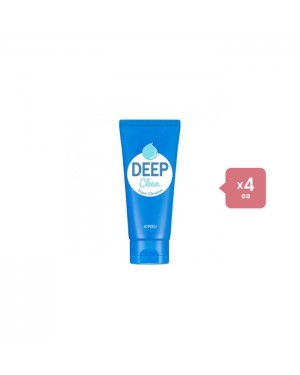 A'PIEU - Deep Clean Foam Cleanser - 130ml (4ea) Set
