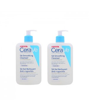 CeraVe - SA Smoothing Cleanser (For Dry; Rough ; Bumpy Skin) - 236ml (2ea) Set