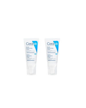 CeraVe - Facial Moisturising Lotion For Normal to Dry Skin - 52ml (2ea) Set