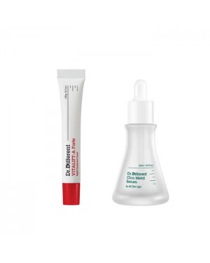 Dr. Different - Vitalift-A Forte Night Treatment Cream - 20g + Cica Metal Serum - 30ml Set