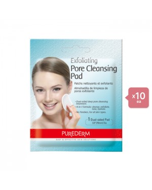 PUREDERM Exfoliating Pore Cleansing Pad - 1pc (10ea) Set
