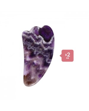 Stylevana - Scraping Board Gua Sha Massage Tool (M-shaped) (2ea) Set - Purple