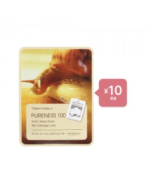 TONYMOLY - Pureness 100 Mask Sheet - Snail (10ea) Set