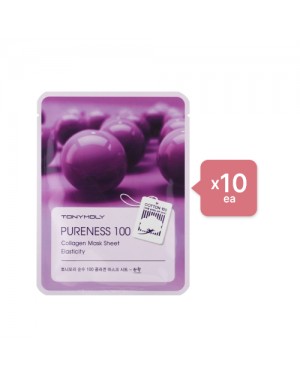 TONYMOLY - Pureness 100 Mask Sheet - Collagen (10ea) Set